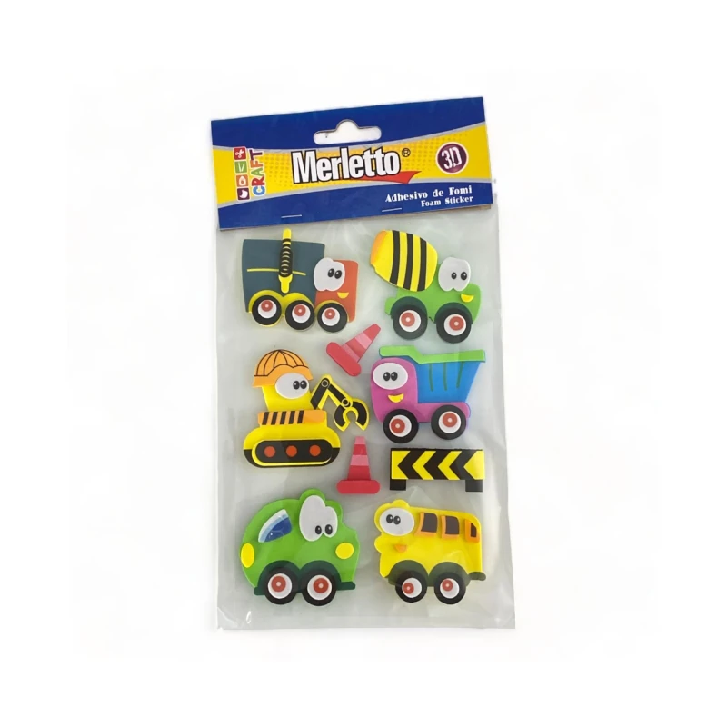 Foamy Adhesivo 3D Transporte Merletto