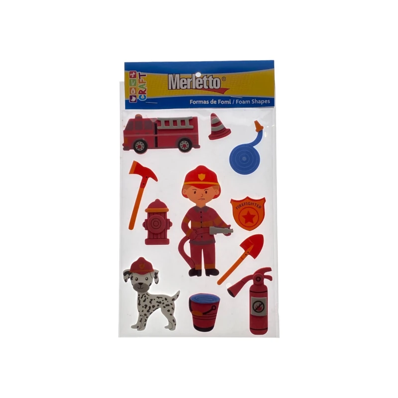 Foamy Adhesivo 3D Bombero Merletto