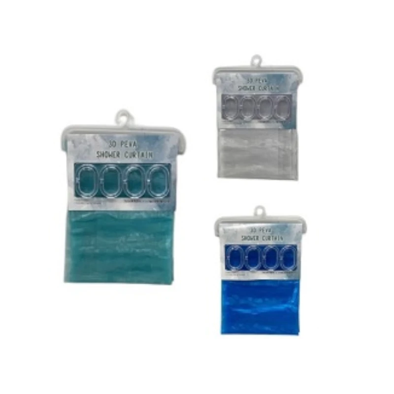 Cortina Para Baño 70X72  Con Gancho Surt