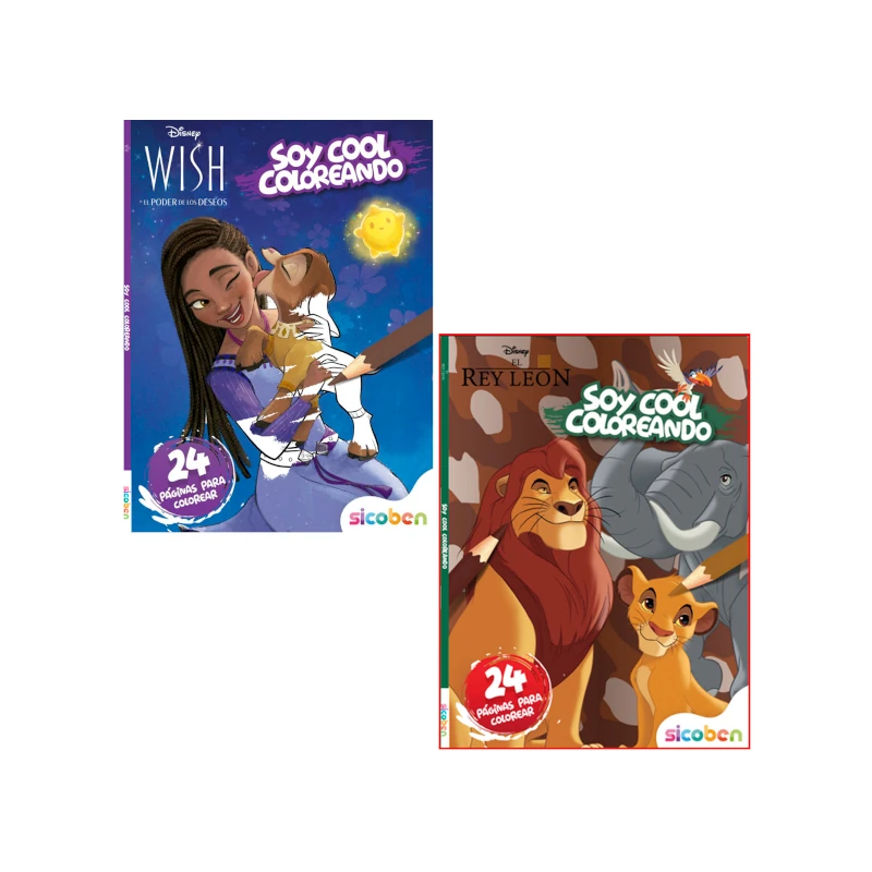 Libro De Actividades Soy Cool Coloreando Rey Leon/Wish Surt 24 Pag