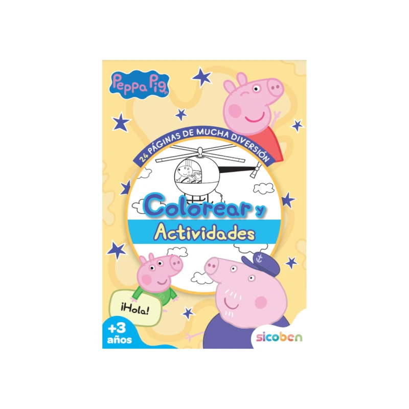 Libro De Actividades Yo Coloreo Con Peppa Pig 24 Pag