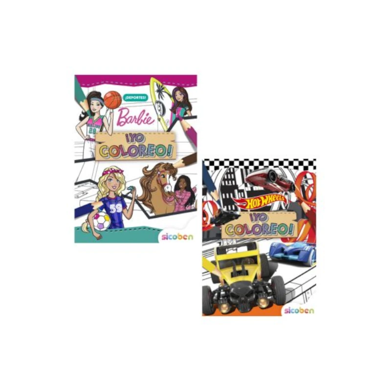 Libro De Actividades Yo Coloreo Con Barbie 24 Pag
