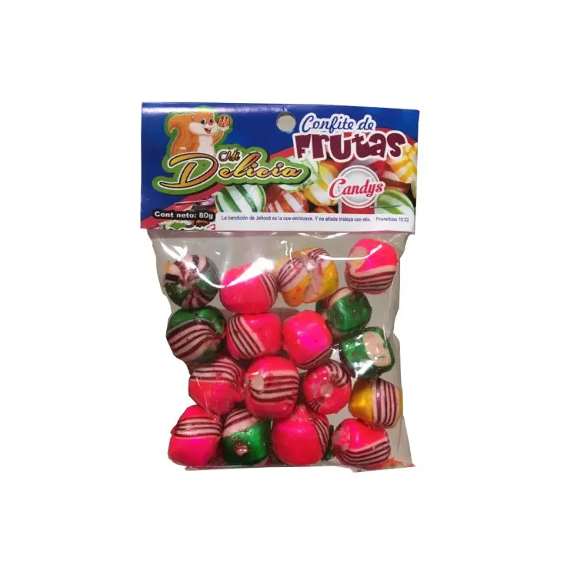Confite Frutas Varias Mi Delicia 80gr
