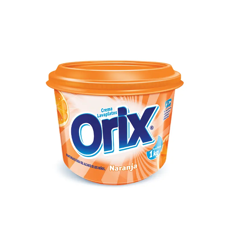 Jabon P/Platos Orix Naranja 1 Kg
