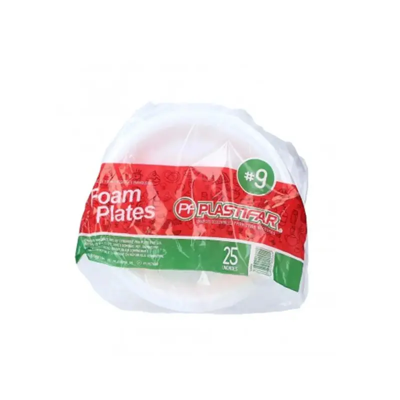 Plato Foam #9 Dbl Pqt25 Plastifar