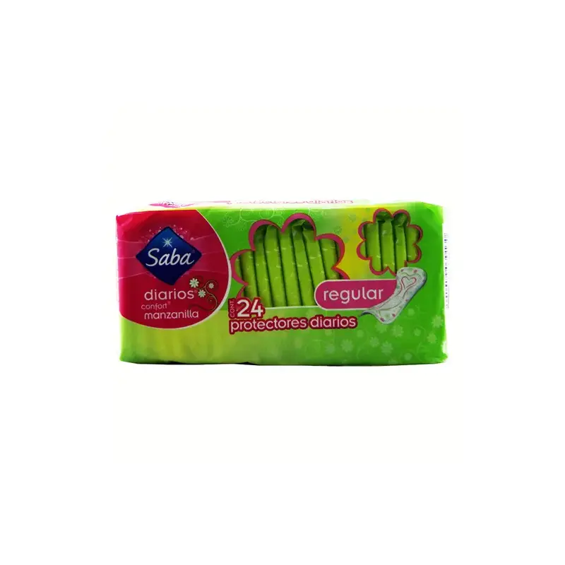 Protector Diario Saba Manzanilla Pqt24