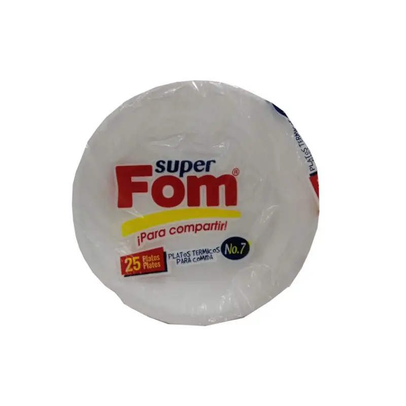 Plato #7 Super Fom Seco Pqt25