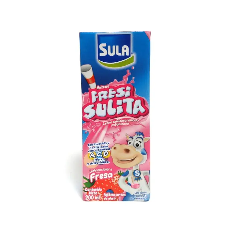 Malteada Sula Fresa Cja 200ml