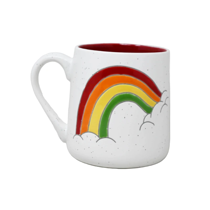 Taza Ceramica 22Oz Arcoiris