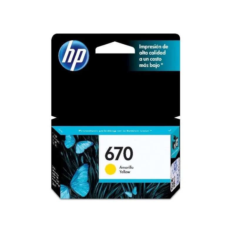 Tinta Hp 670 Yellow