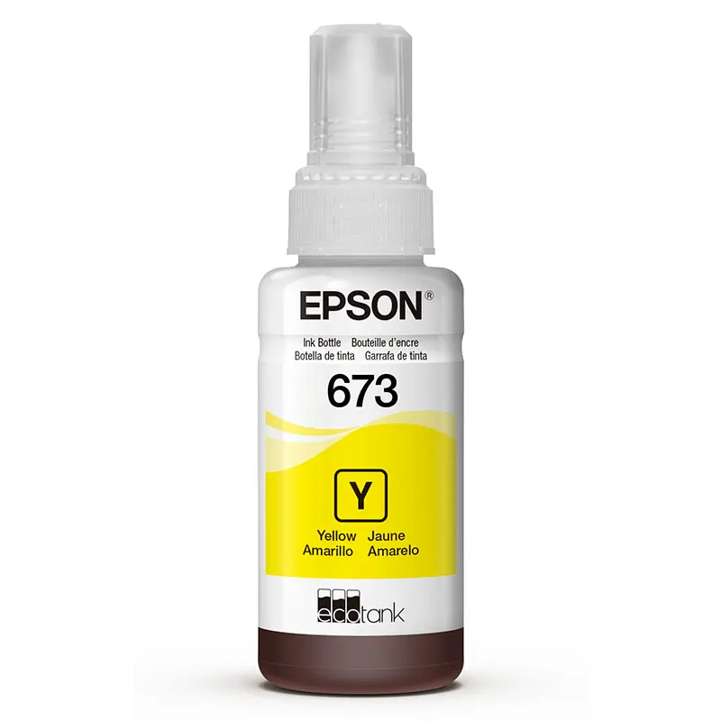 Tinta Epson T673 Amarillo