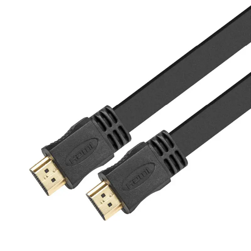Cable Hdmi Macho A Macho  25 Pies  Plano  Negro  Xtech  Xtc-425
