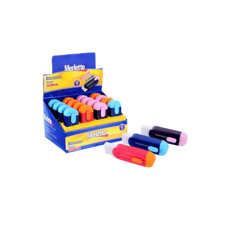 Borrador Merletto Tipo Lapiz Retractil Surtido 780-1161180