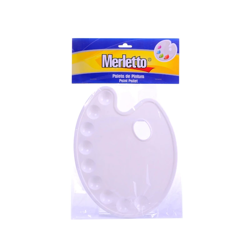 Paleta Blanca Para  Pintura Merletto