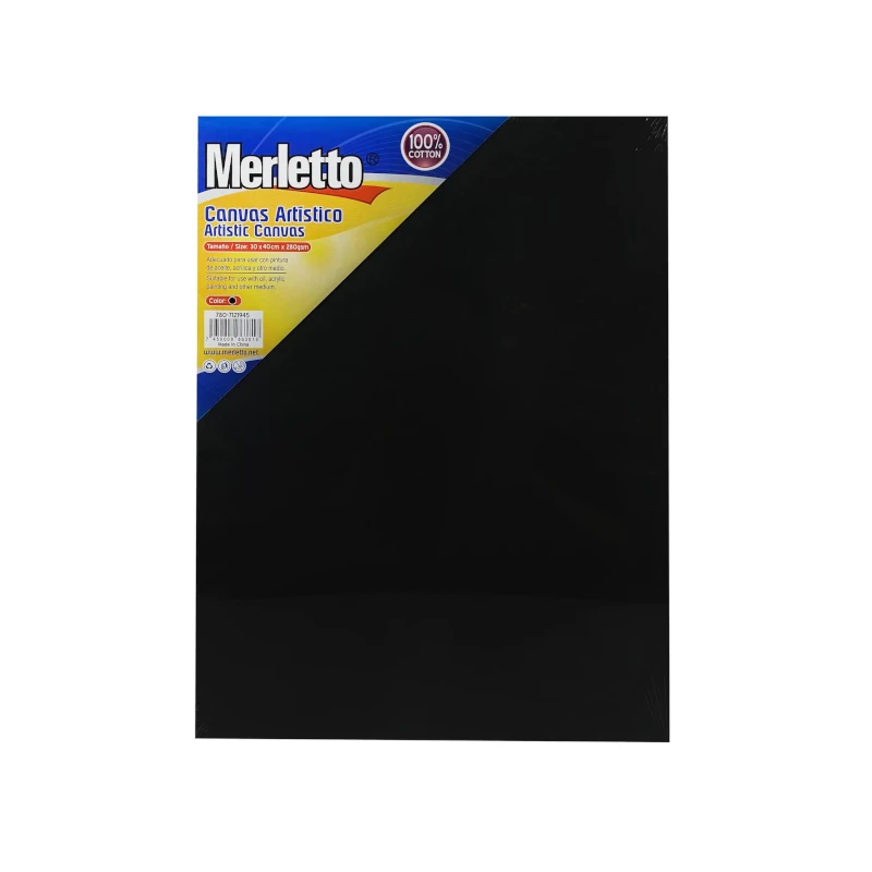 Lienzo Merletto 40X50Cm Con Marco Negro 23033