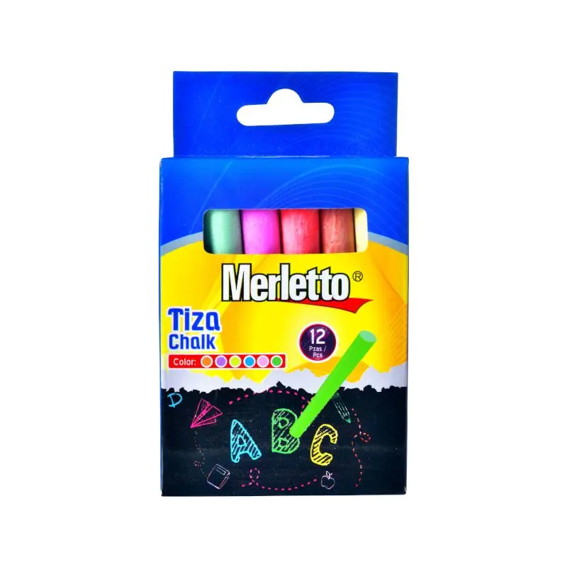 Tiza Color Merletto 12Pzs