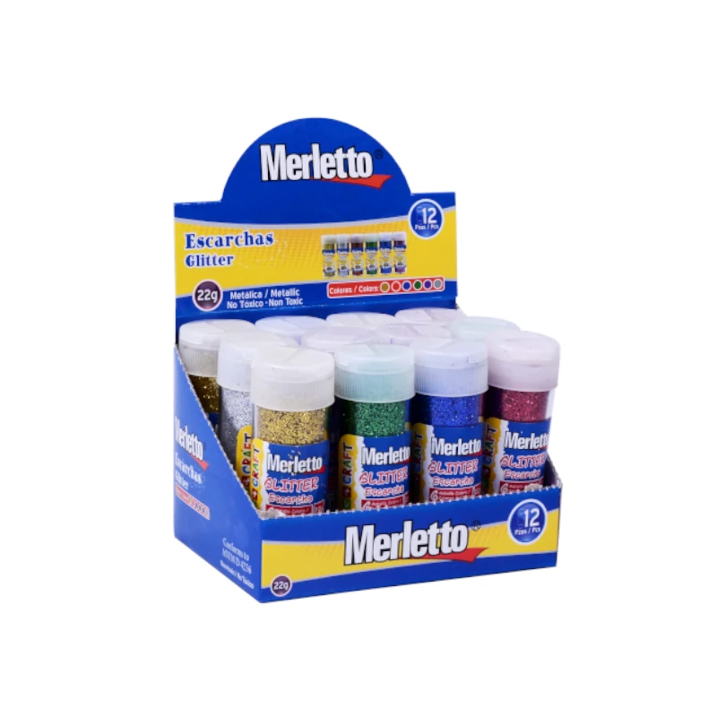 Escarcha Merletto Metalica 22Gr