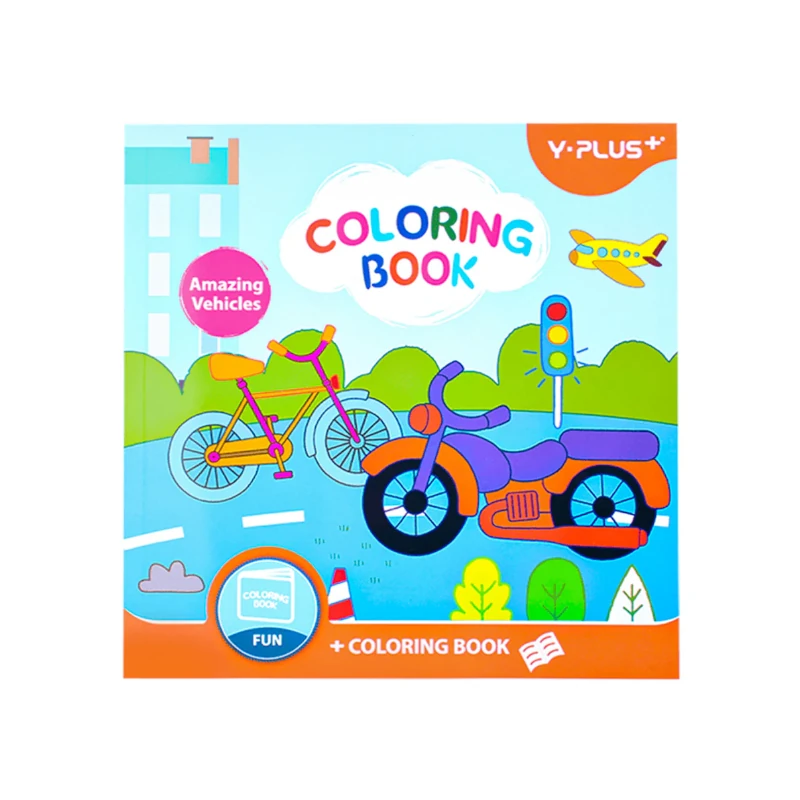 Libro Actividades Y Colorear Y-Plus Transportes +3