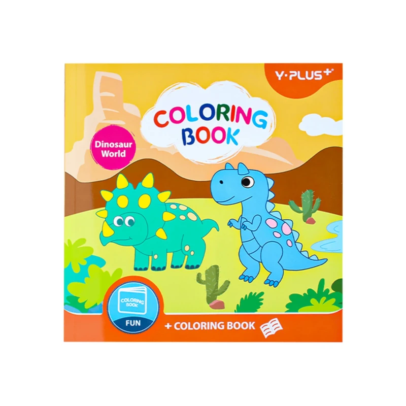 Libro Actividades Y Colorear Y-Plus Dinosaurios +3