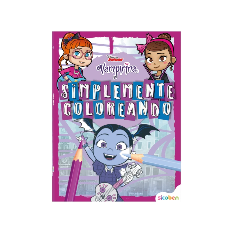 Libro De Actividades Simplemente Coloreando Disney 24 Pag