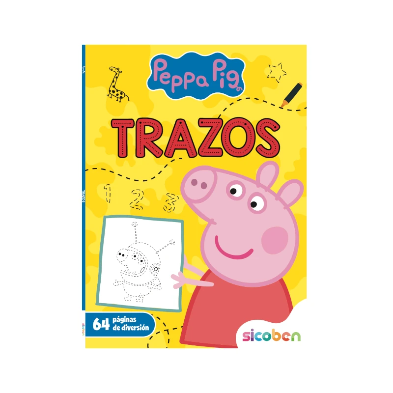 Libro De Actividades Trazos Con Peppa Pig 64 Pag