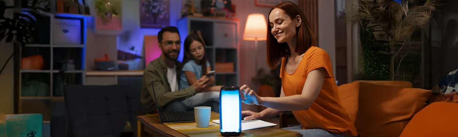 Parlantes portátiles y para el hogar