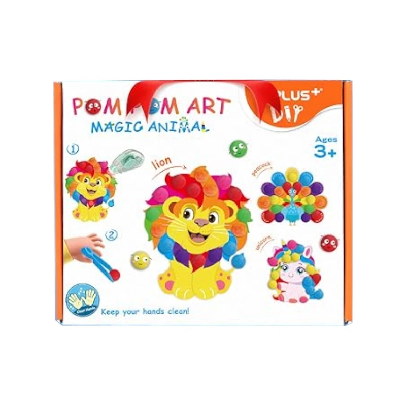 Pom Pom Kit Animales Magicos (Pre-Basico) Y-Plus