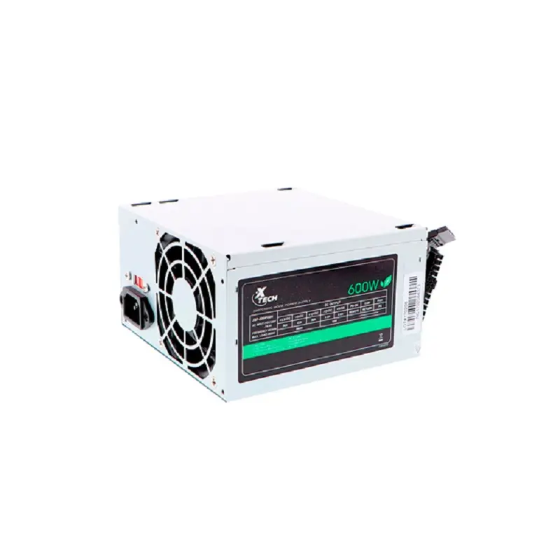 Fuente De Poder Atx 600 Watts  20+4 Pines  Conexión Sata  Xtech  Cs850xtk11