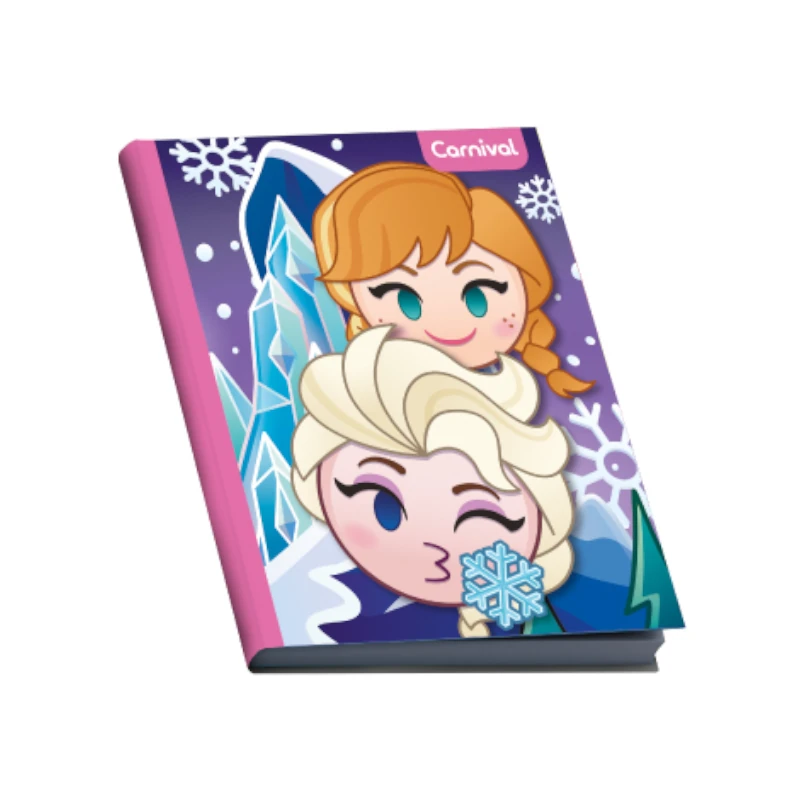 Cuaderno Cosido Licencia Emoji Frozen Doble Linea 200 Pag