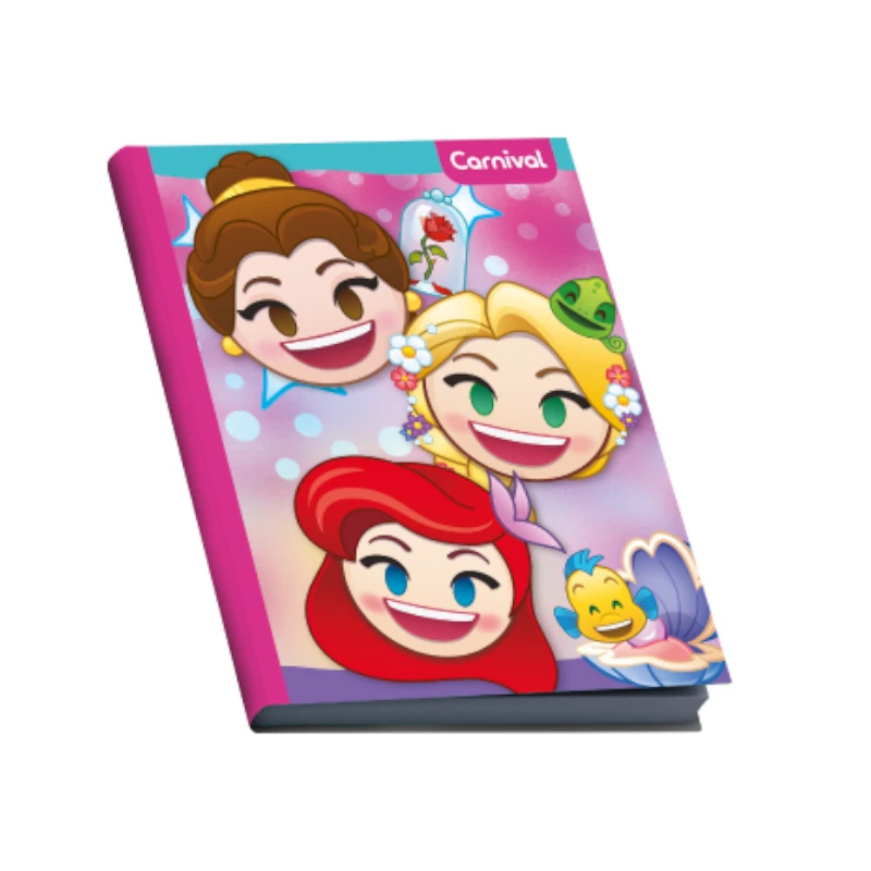 Cuaderno Dibujo Licencia Emoji Princesas 200 Pag