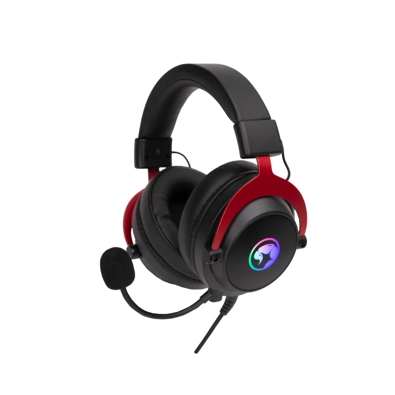 Audifono Marvo Gaming Usb 7.1 Negro-Rojo Hg9067