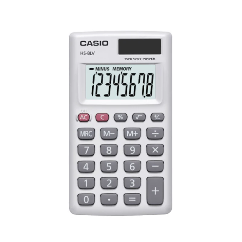 Calculadora Casio Hs-8Lv 8 Digitos Blanco