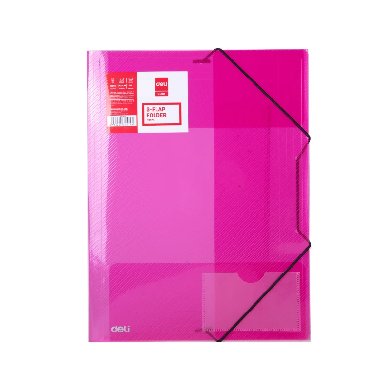 Folder Plast A4 Con Elástico Surtido Deli