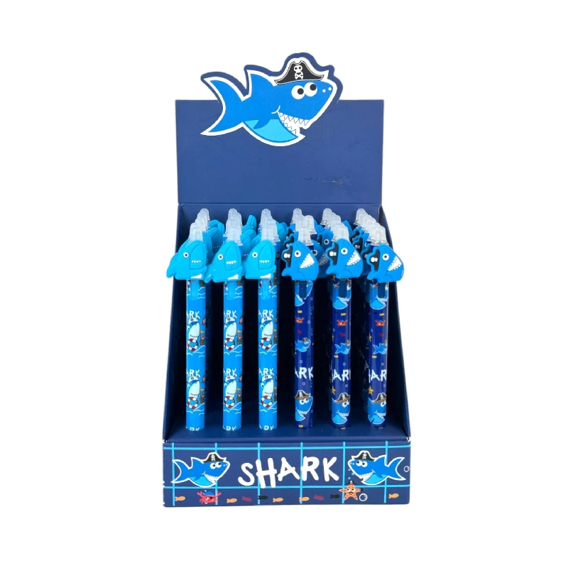 Boligrafo Merletto C/Accesorio Pqt36 Tiburon