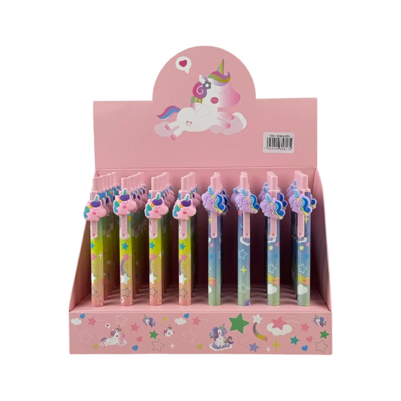 Boligrafo Merletto C/Accesorio Retractil Pqt48 Unicornio