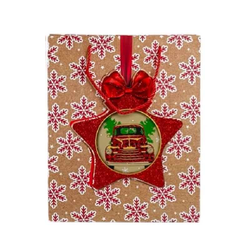 Bolsa Para Regalo Merletto Mediana Navideña