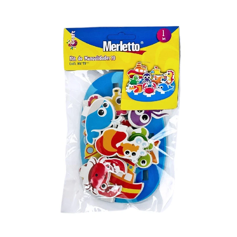 Set Animales Marinos 3D Merletto