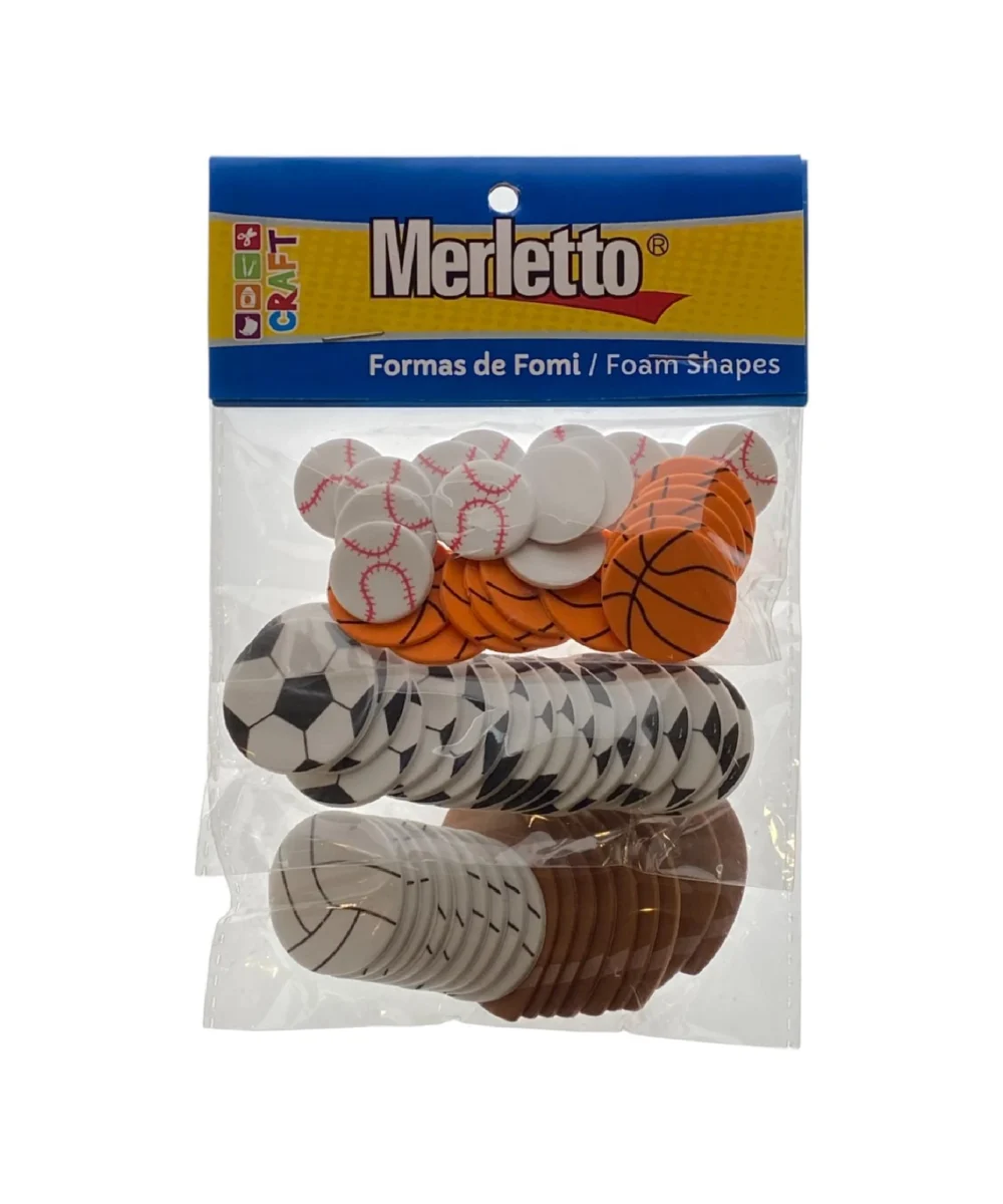 Foamy Adhesivo Pelota Pqt52 Merletto