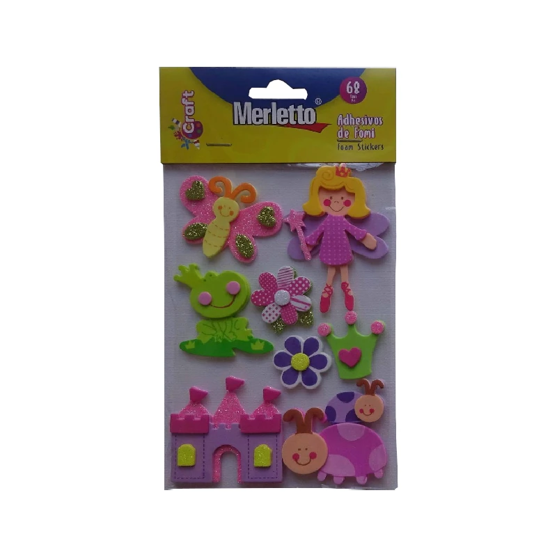 Foamy Adhesivo 3D Princesa Merletto