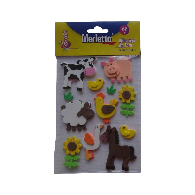 Foamy Adhesivo 3D Granja Merletto