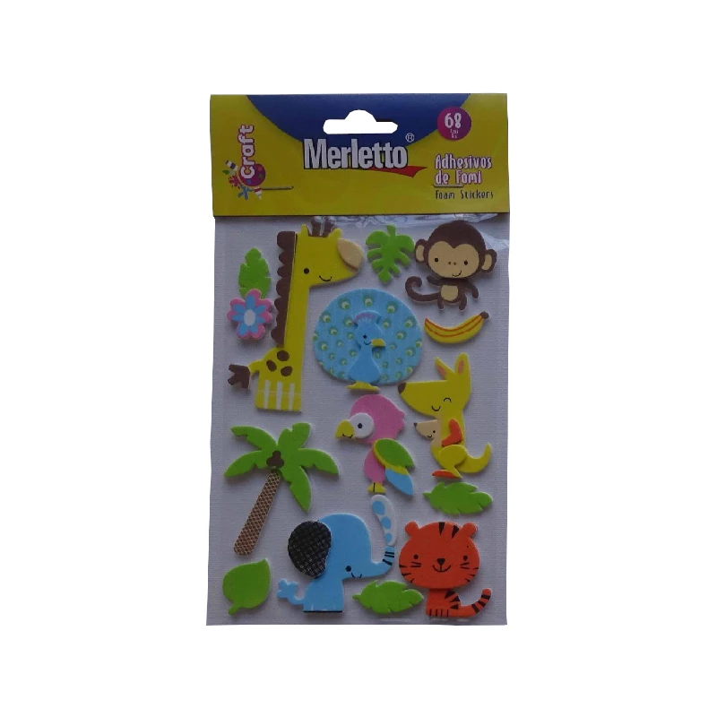 Foamy Adhesivo 3D Animales Merletto