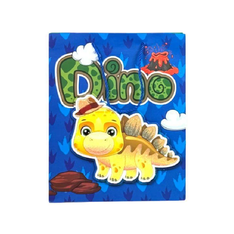 Bolsa Para Regalo Merletto Mediana Dinosaurio Surtido