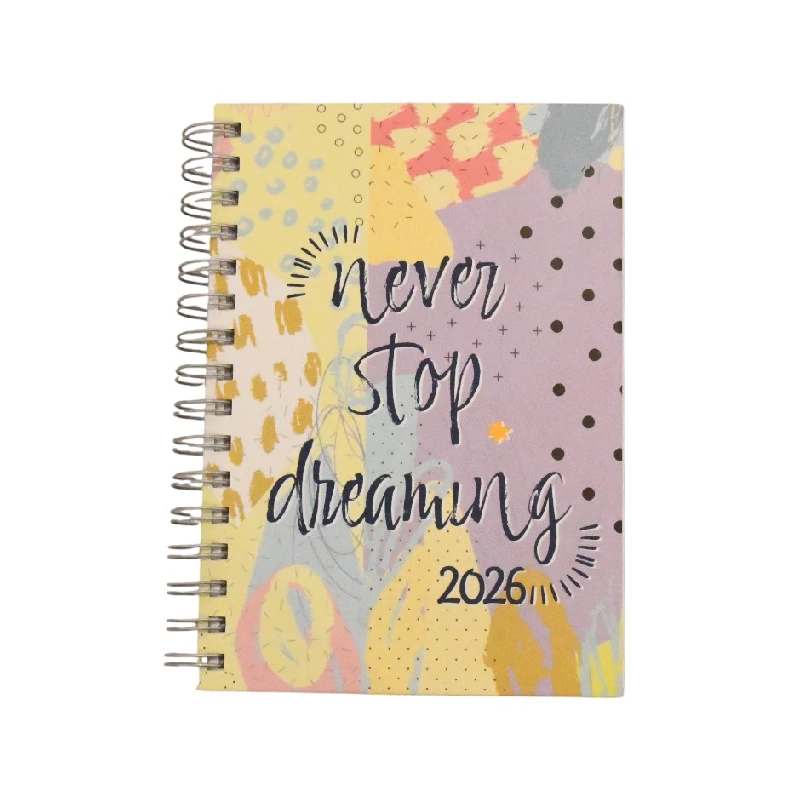 Agenda Espiral 2026 Ferrini Con Diseño Prismalux Never