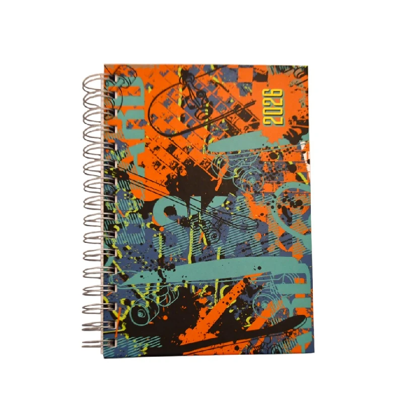 Agenda Espiral 2026 Ferrini Con Diseño Prismalux Sport 01