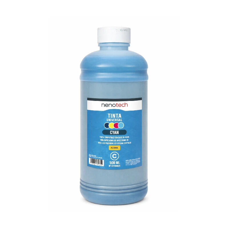 Tinta Nenotech 500Ml Cyan Can/Hp/Lex/Eps/Bro