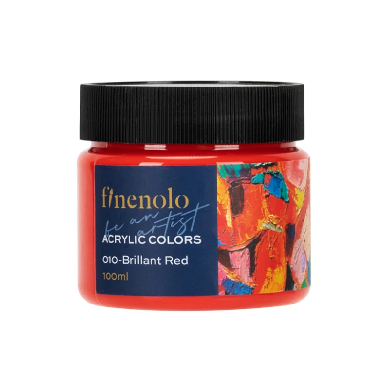 Pintura Acril 100Ml Rojo Finenolo Deli