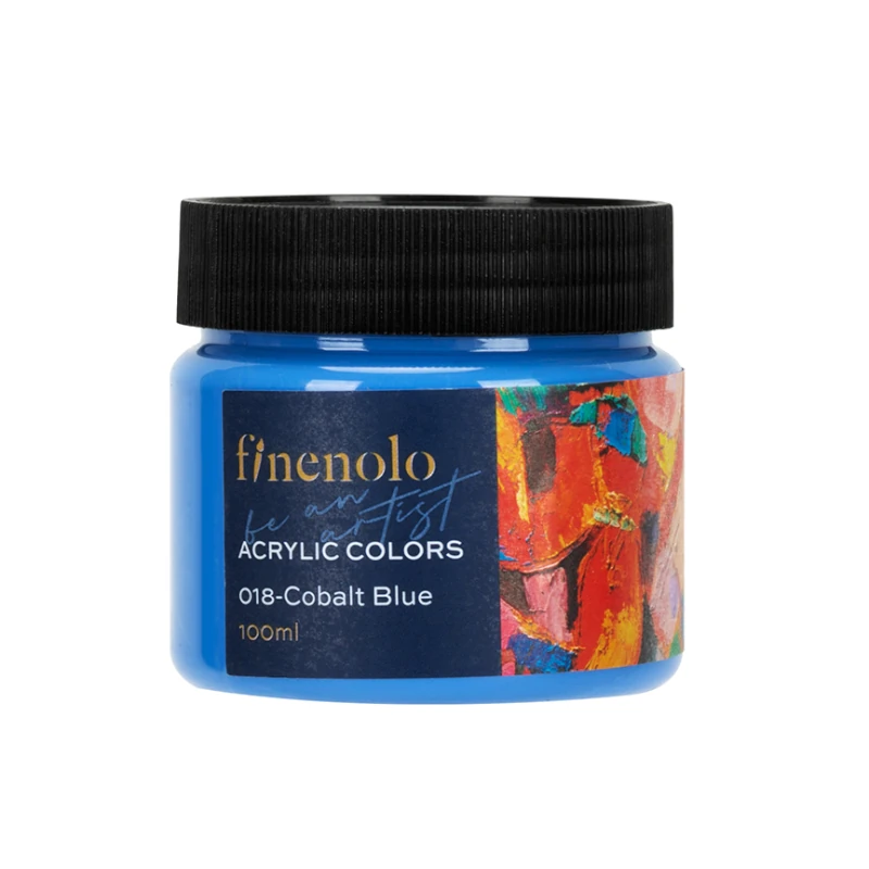 Pintura Acril 100Ml Azul Cobalto Finenolo Deli