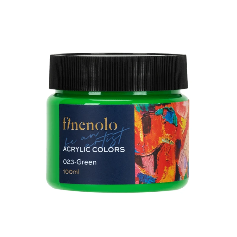 Pintura Acril 100Ml Verde Finenolo Deli