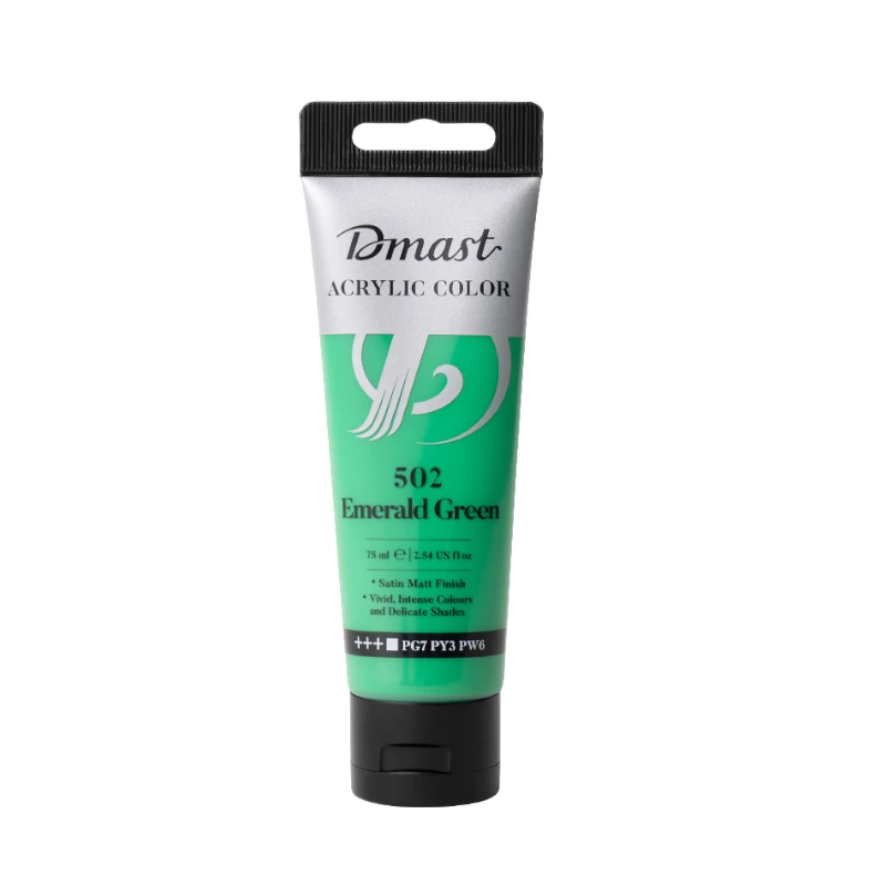 Pintura Acril 75Ml Verde Esmeralda Dmast Deli
