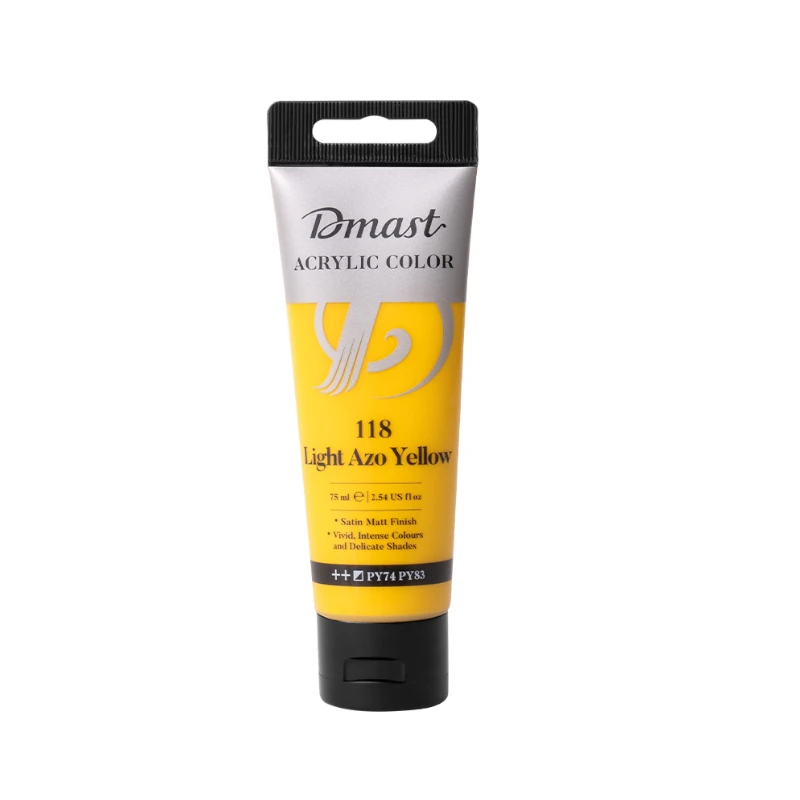 Pintura Acril 75Ml Amarillo Claro Dmast Deli